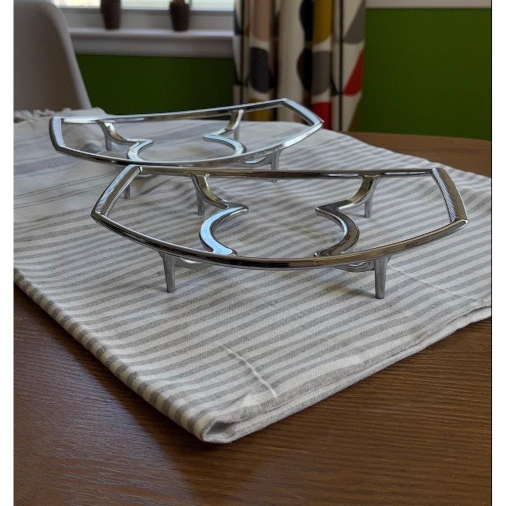 Set of 2 Corning Ware Trivet Serving Stand P-11-M-1 Casserole Holder 7" X 10"